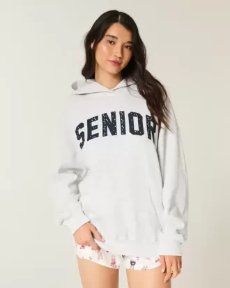 Oversized Senior Graphic Hoodie