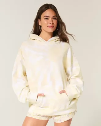 Oversized Wash Effect Hoodie