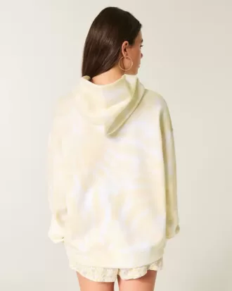 Oversized Wash Effect Hoodie