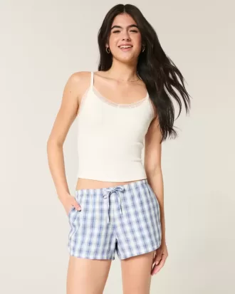 Oxford Cotton Tie Shorts