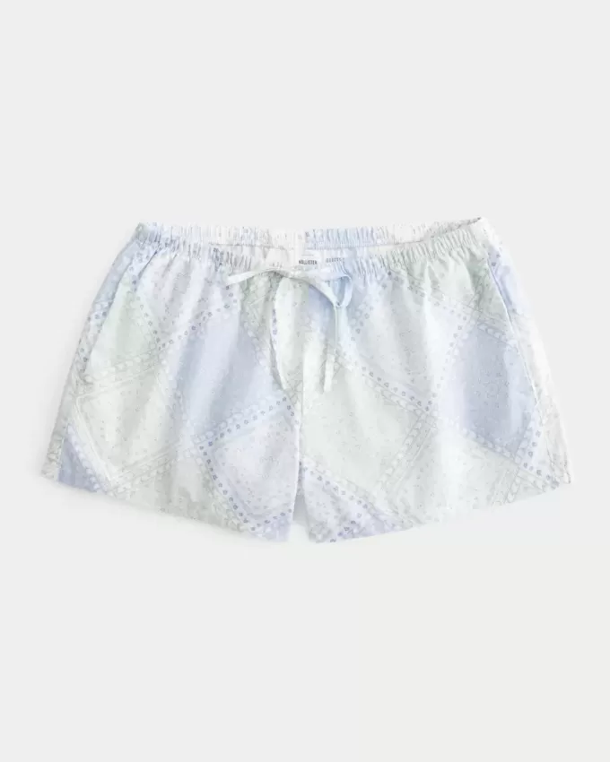 Oxford Cotton Tie Shorts