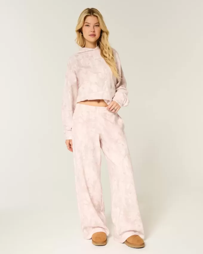 Pink Camo Baggy Sweatpants