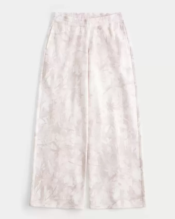 Pink Camo Baggy Sweatpants