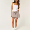 Pleated Mini Skirt