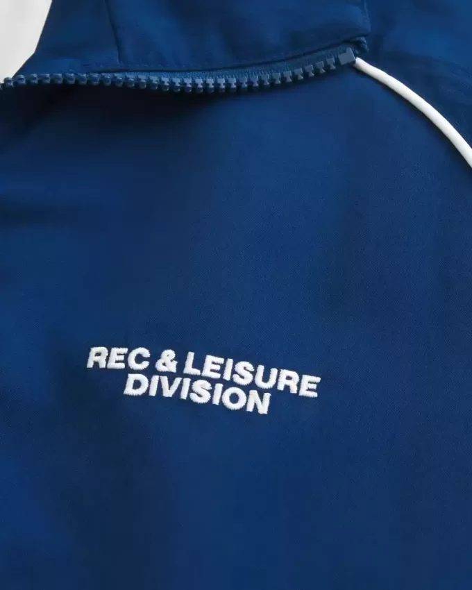 Rec & Leisure Division Graphic Windbreaker Jacket
