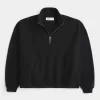 Rectangle Fit Quarter-Zip Sweatshirt