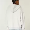 Rectangle Fit Zip-Up Hoodie