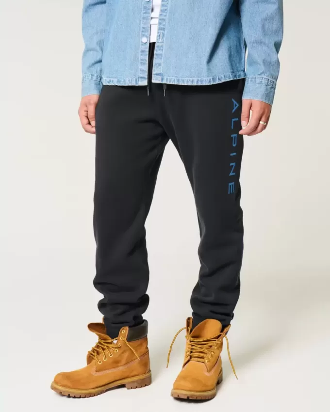 Relaxed Alpine Graphic Fleece Joggers