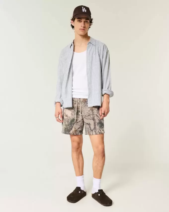 Relaxed Linen-Blend Shirt