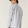 Relaxed Linen-Blend Shirt