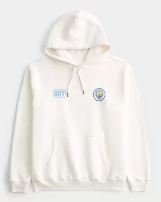 Relaxed Manchester City Graphic Hoodie