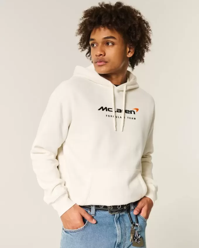 Relaxed McLaren Graphic Hoodie