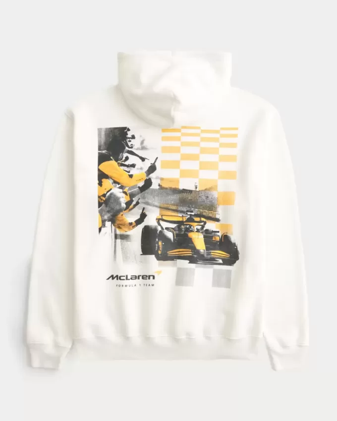 Relaxed McLaren Graphic Hoodie