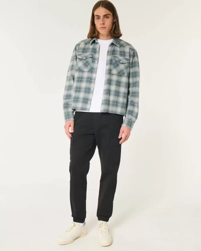 Relaxed Twill Cargo Joggers Relaxed Twill Cargo Joggers