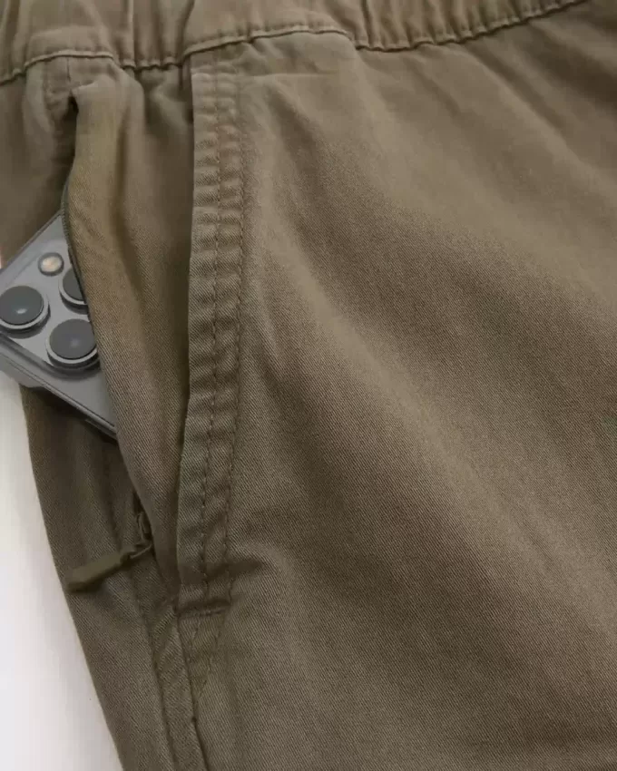 Relaxed Twill Cargo Joggers