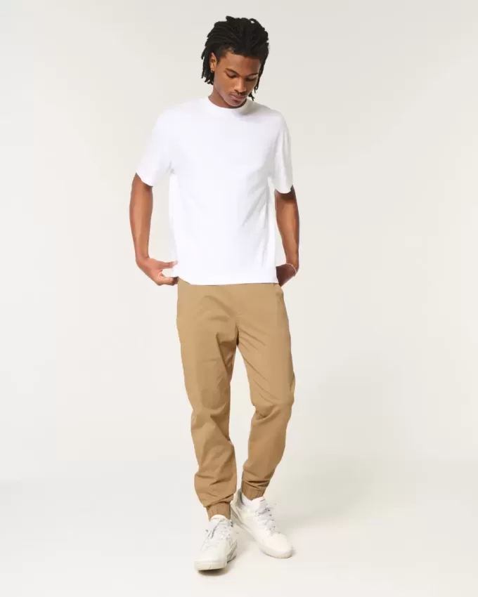 Relaxed Twill Joggers