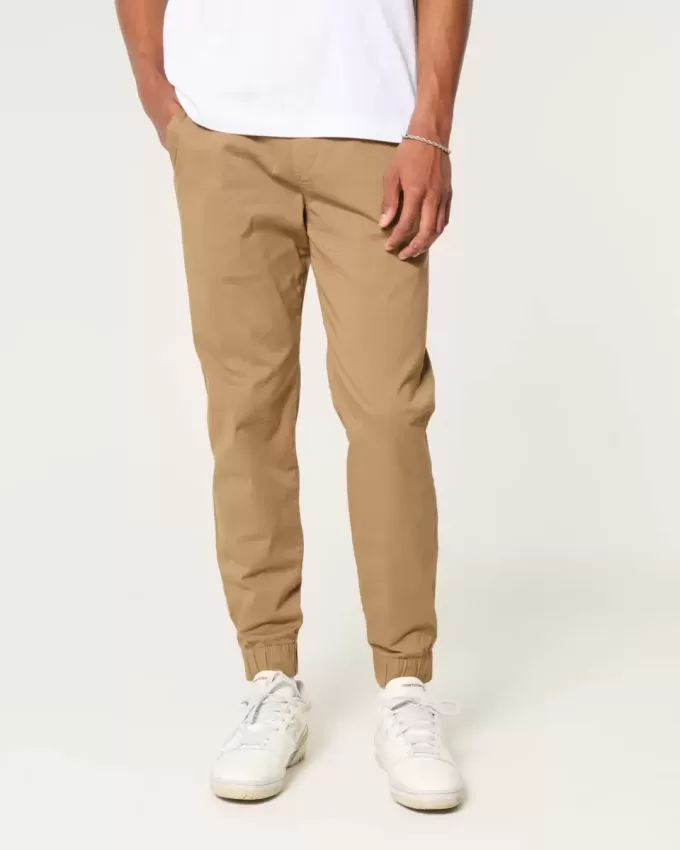 Relaxed Twill Joggers