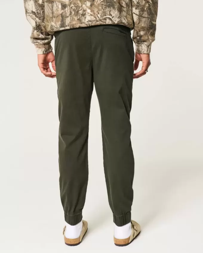 Relaxed Twill Joggers