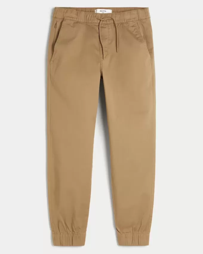 Relaxed Twill Joggers