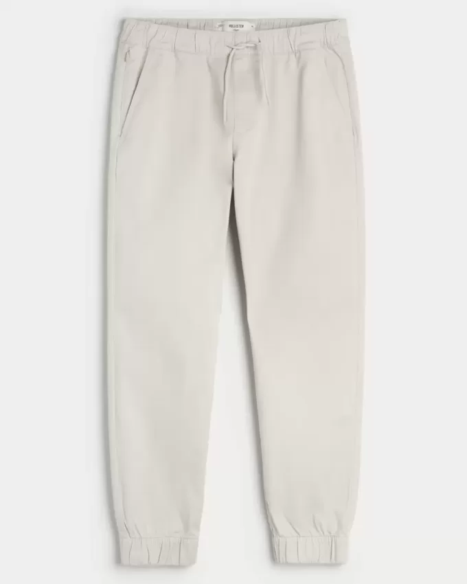 Relaxed Twill Joggers