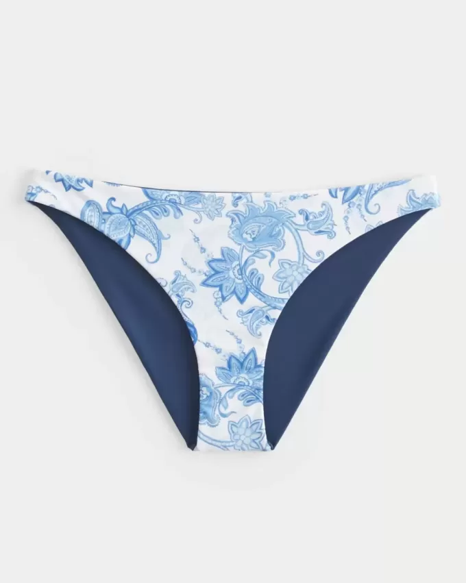 Reversible Low-Rise Cheeky Bikini Bottom