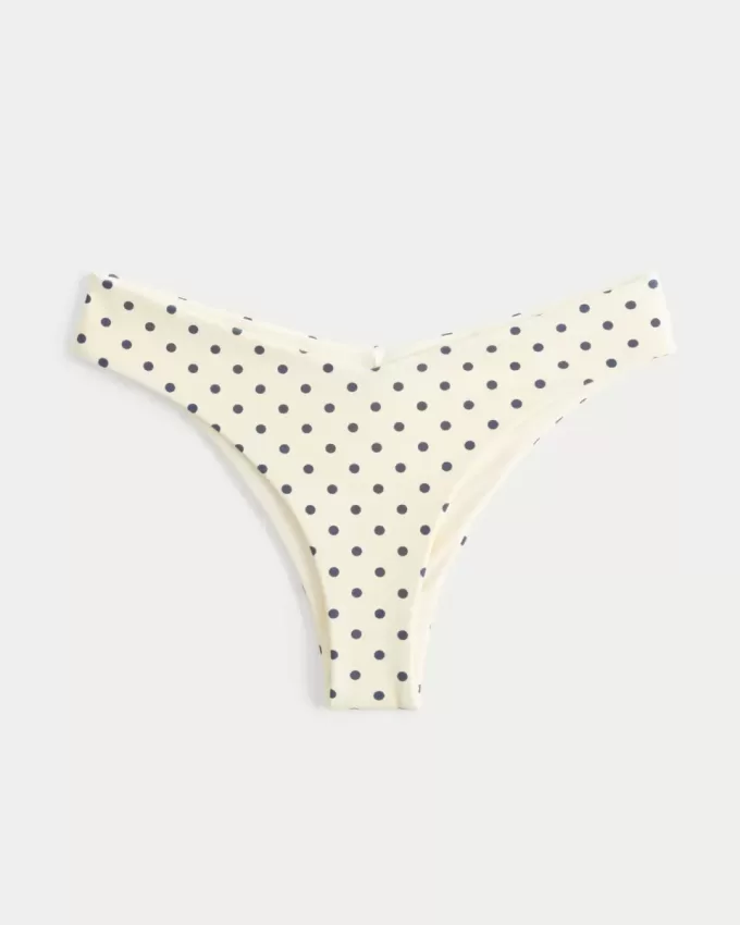 Reversible V-Waist Cheeky Bikini Bottom