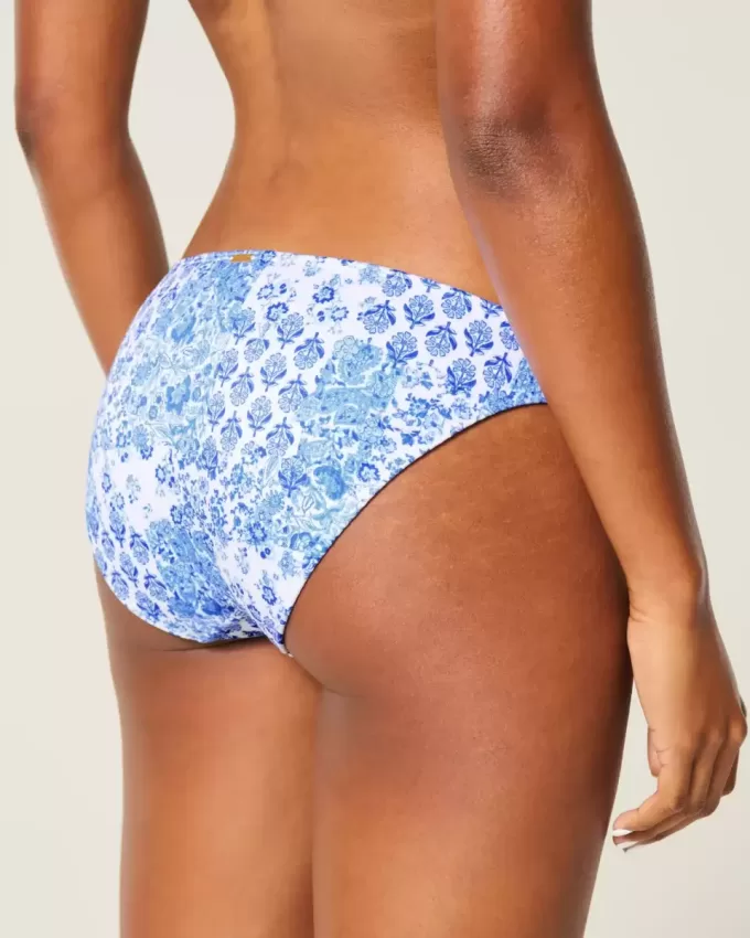 Ribbed Low-Rise Bikini Bottom
