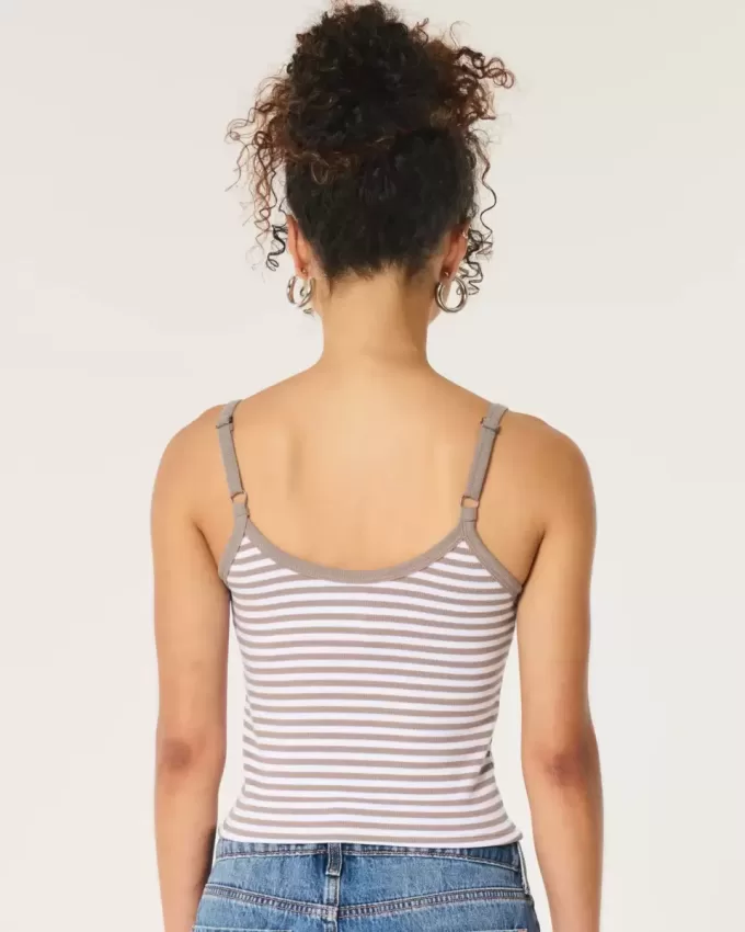 Ribbed Scoop Cami