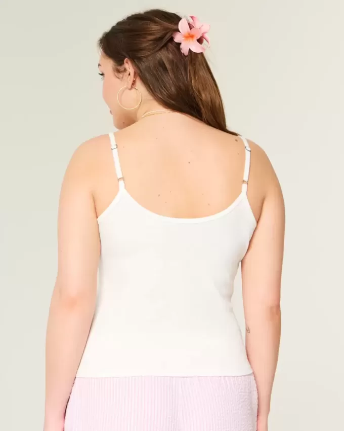 Ribbed Seahorse Graphic Cami