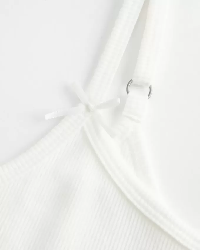 Ribbed Seahorse Graphic Cami