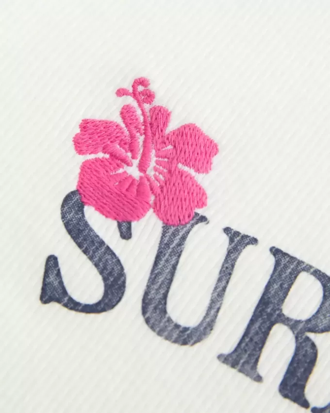 Ribbed Surf Club Graphic Baby Tee