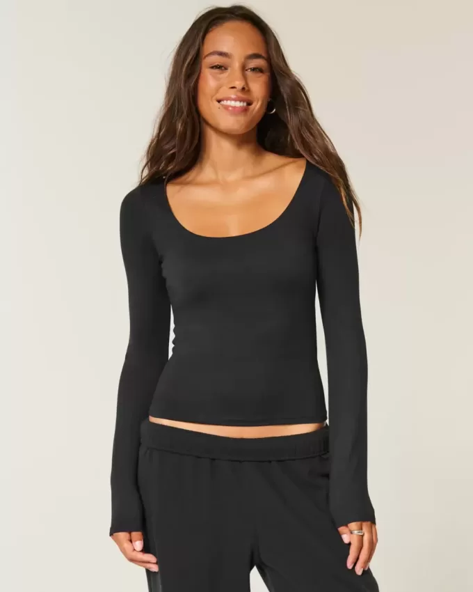 Seamless Fabric Scoop Top