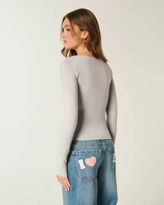 Seamless Fabric Scoop Top