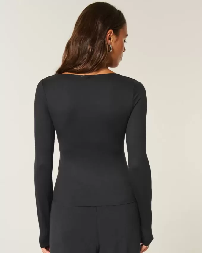 Seamless Fabric Scoop Top