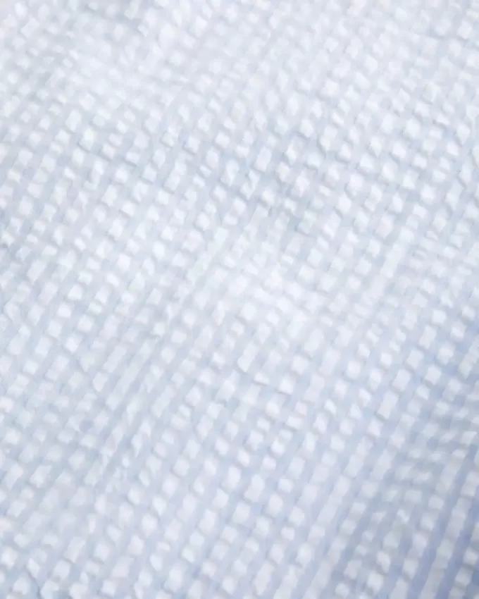 Seersucker Baggy Pull-On Pants