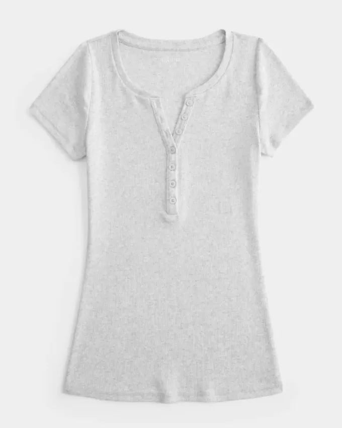 Short-Sleeve Henley