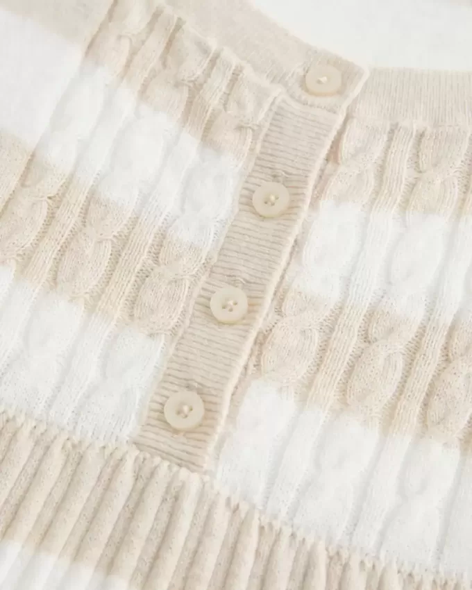 Short-Sleeve Henley Babydoll Top