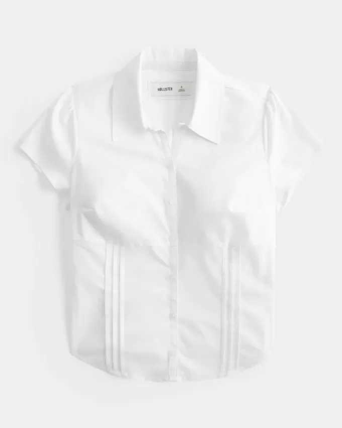 Short-Sleeve Poplin Shirt