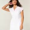 Short-Sleeve Shirt Dress