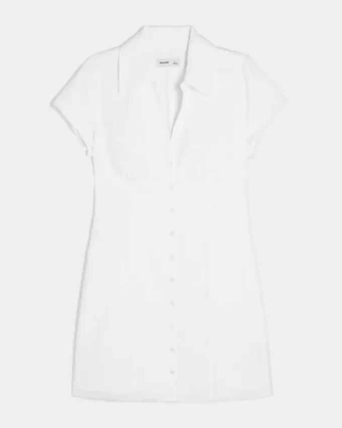 Short-Sleeve Shirt Dress