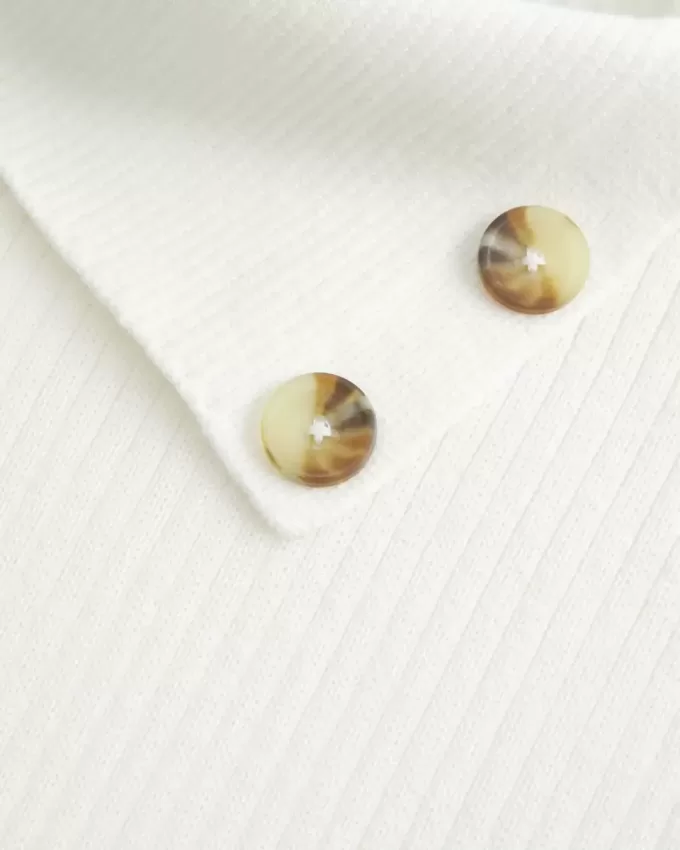 Short-Sleeve Tunic Sweater