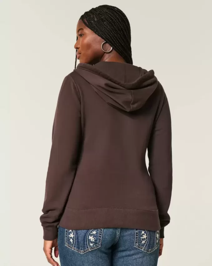 Slim 1997 Graphic Zip-Up Hoodie