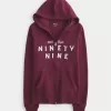 Slim 99 Graphic Zip-Up Hoodie