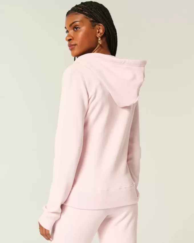 Slim Athletic Dept Graphic Zip-Up Hoodie