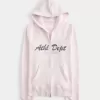 Slim Athletic Dept Graphic Zip-Up Hoodie