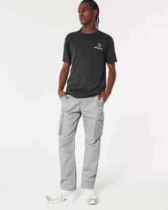 Slim Straight Cargo Pants