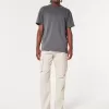 Slim Straight Cargo Pants