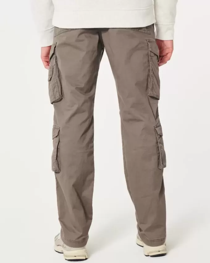Slim Straight Cargo Pants