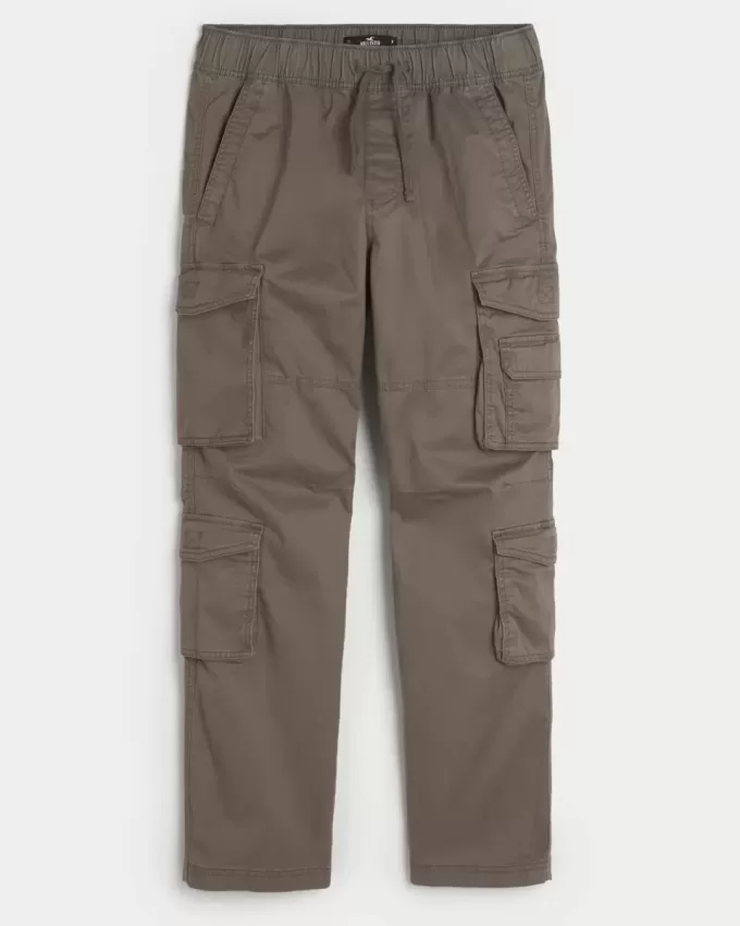 Slim Straight Cargo Pants