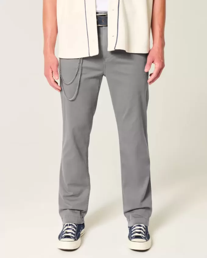 Slim Straight Chino Pants